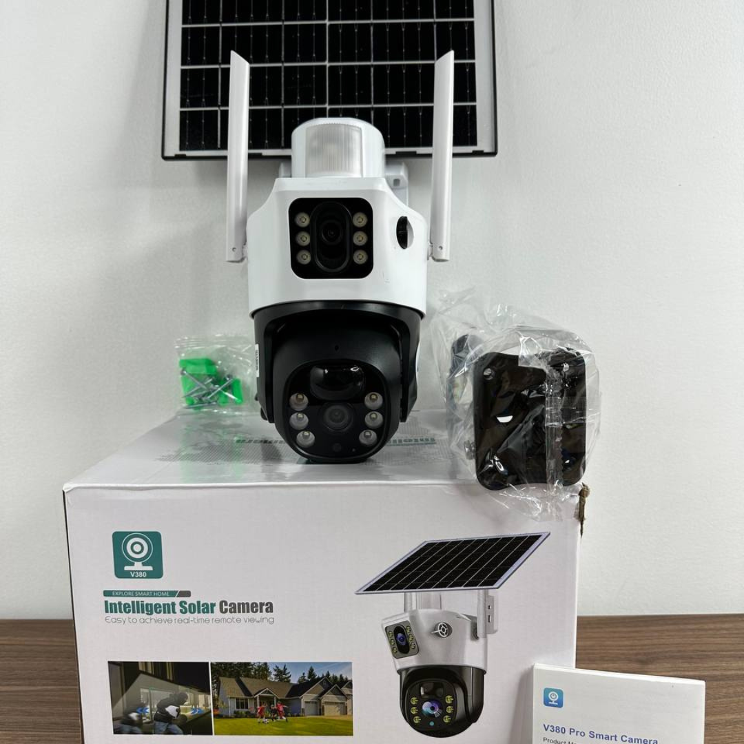 Cámara de Seguridad 4K con Panel Solar y SIM Card Móvil-